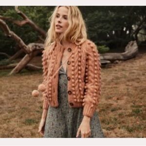 Dôen Pomme Sweater Cardigan / Ember / XS